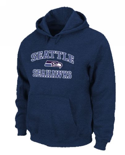 NFL Men's Nike Seattle Seahawks Heart & Soul Pullover Hoodie - Navy